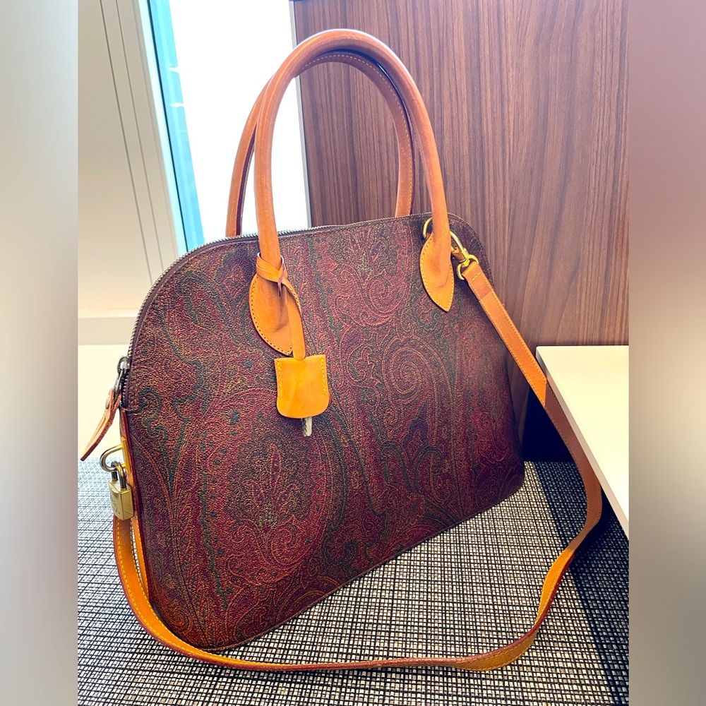 ETRO PAISLEY DOME HANDBAG
